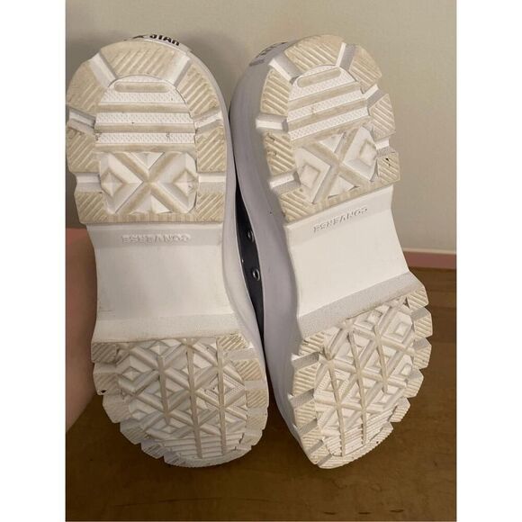 Converse size 9 womens Chuck Taylor All Star Lugged grey White sneakers shoes - Picture 7 of 7